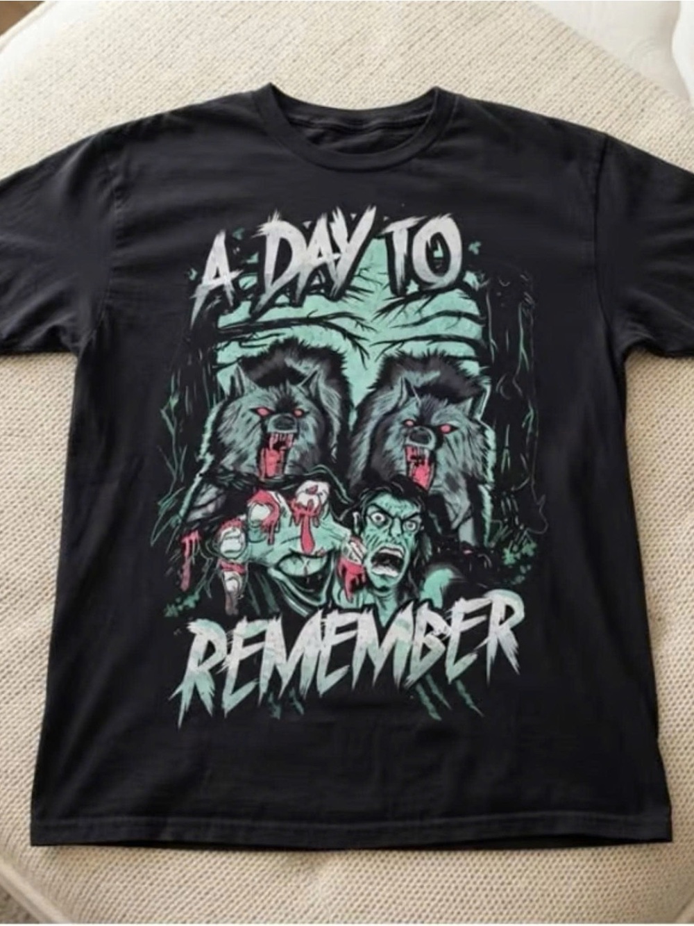 A Day To Remember Horror Graphic, ADTR Rock Band Metalcore Y2K Alternative